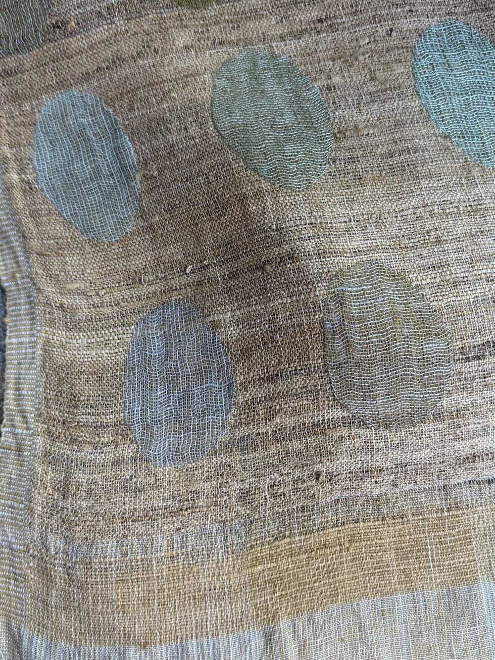 Linen Spotted Throw Blanket - Picture 3 of 4